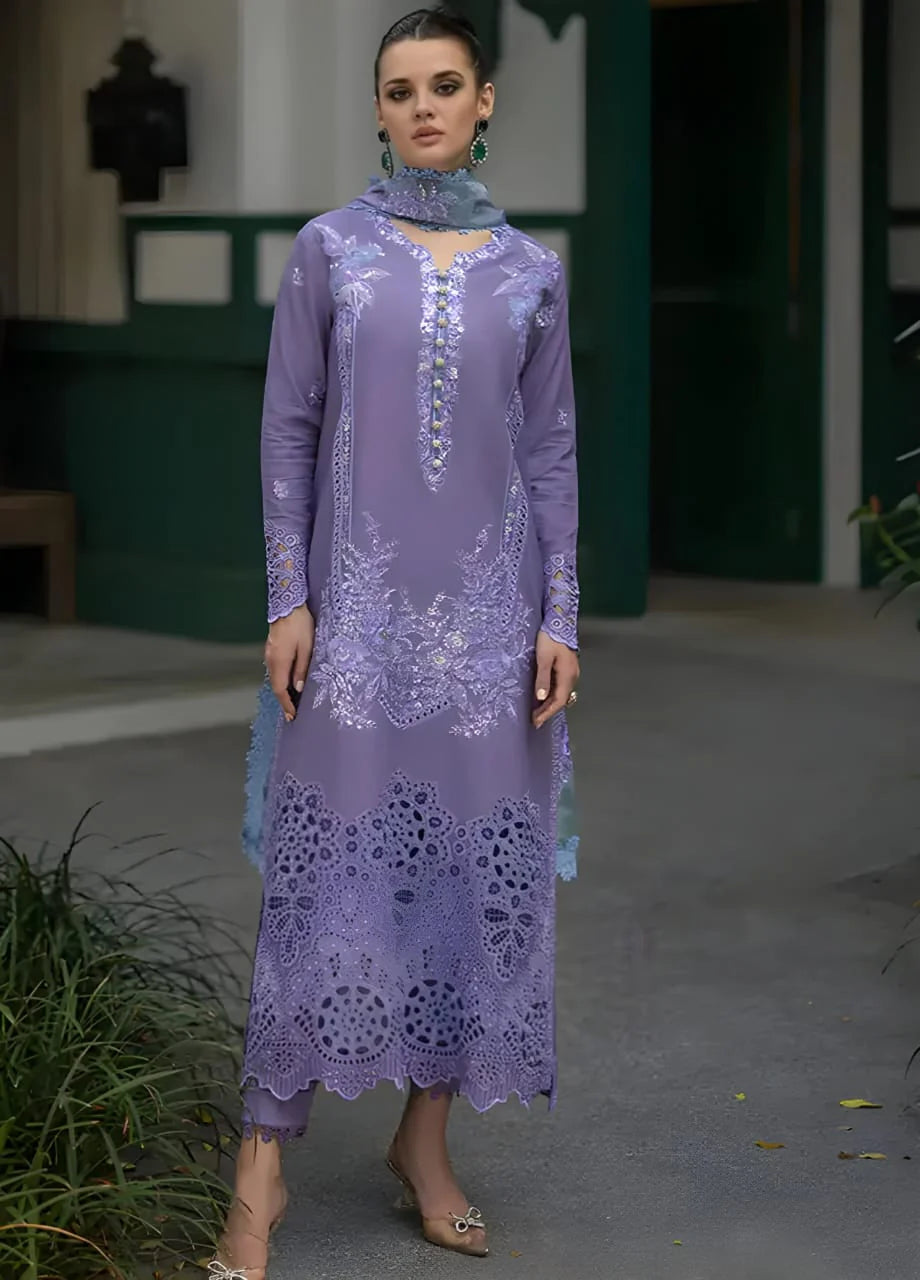 3-Piece unstitched Suit by Mushq Luxury collection