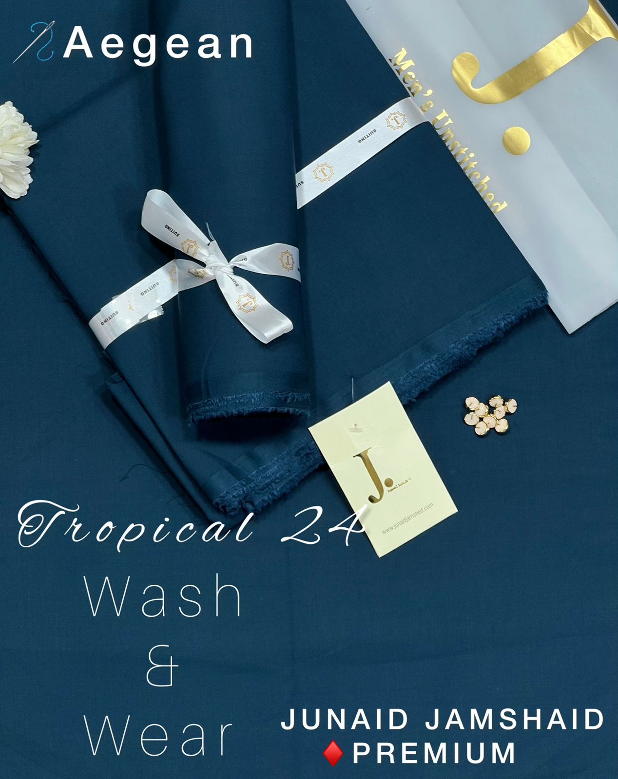 JUNAID JUMSHAID Men’s Luxury Tropical Collection 2025