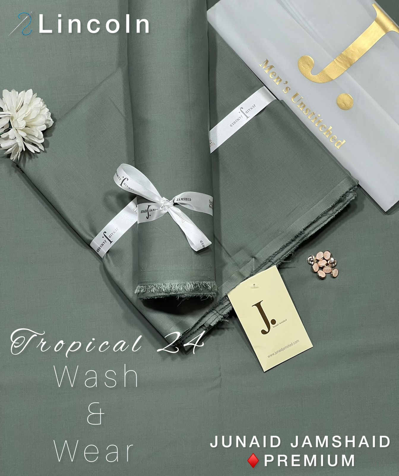 JUNAID JUMSHAID Men’s Luxury Tropical Collection 2025