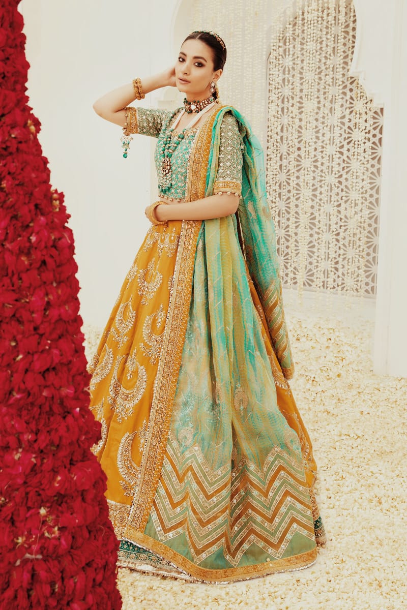 Bridal Mayuu Dress β Special Edition with Handwork & Sequence Embroidery