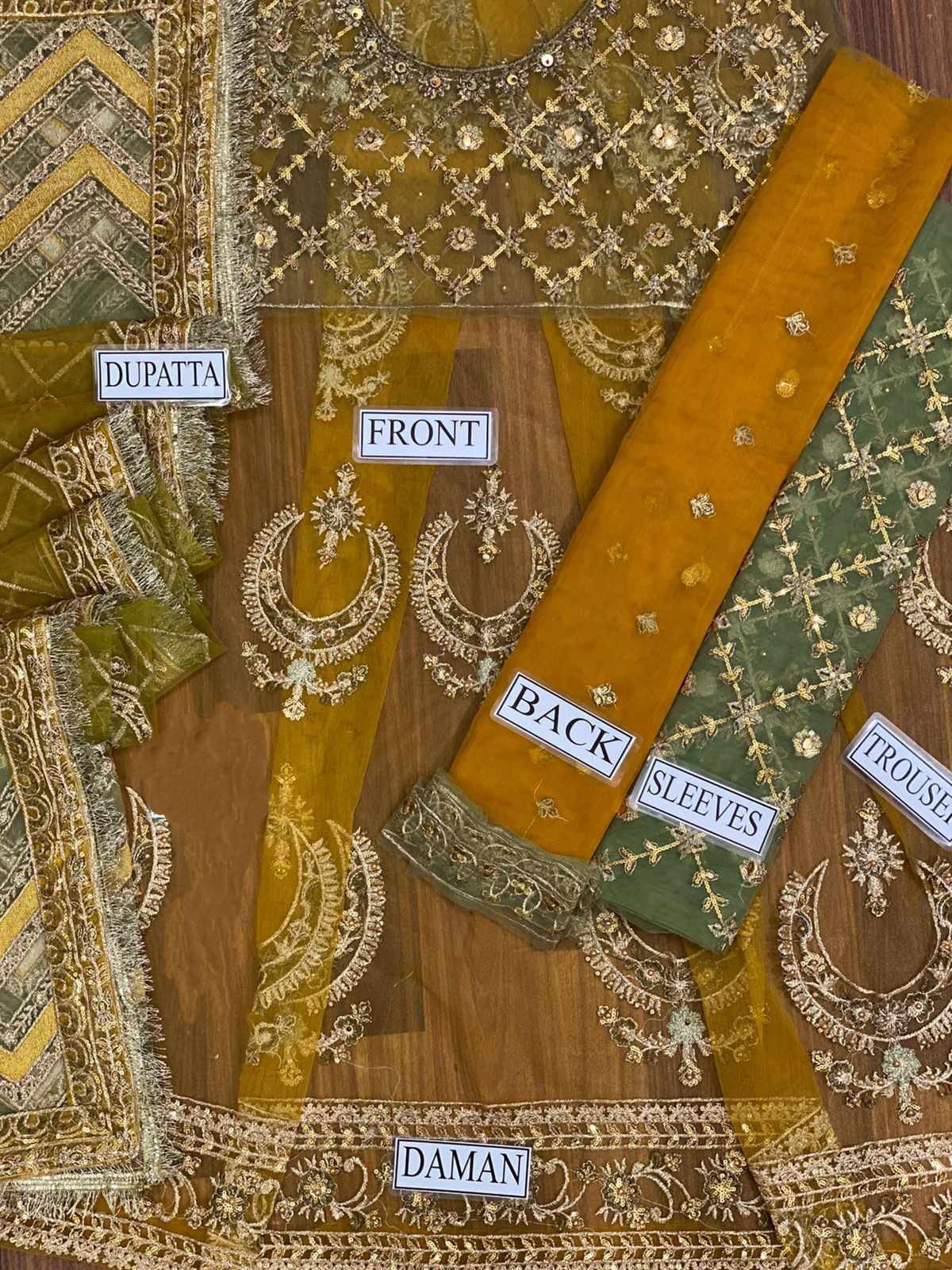 Bridal Mayuu Dress β Special Edition with Handwork & Sequence Embroidery