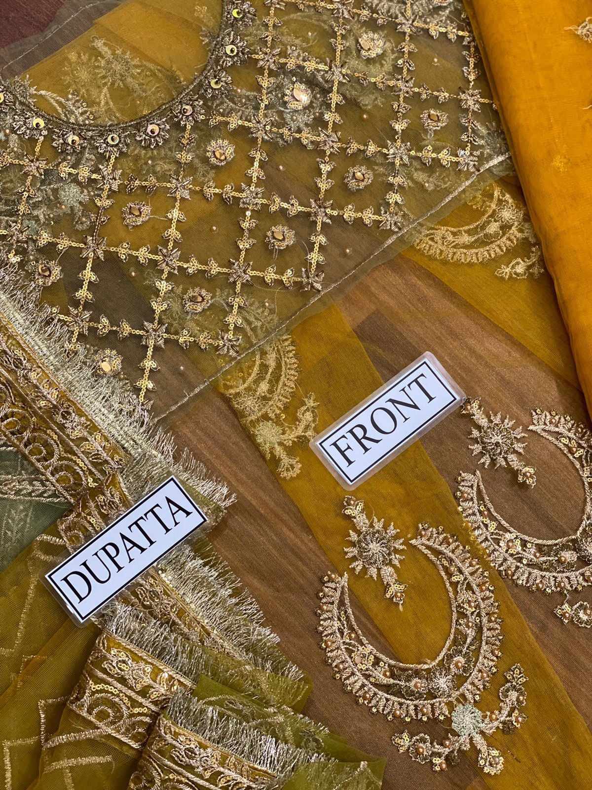 Bridal Mayuu Dress β Special Edition with Handwork & Sequence Embroidery