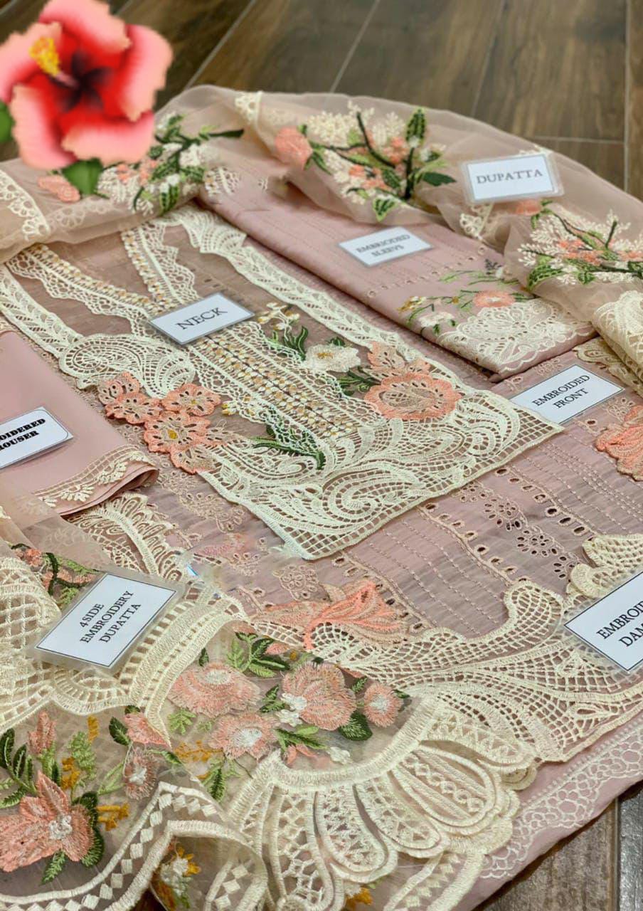 Crimson Luxury Lawn Collection – 3-Piece Unstitched Suit with Stunning Embroidery