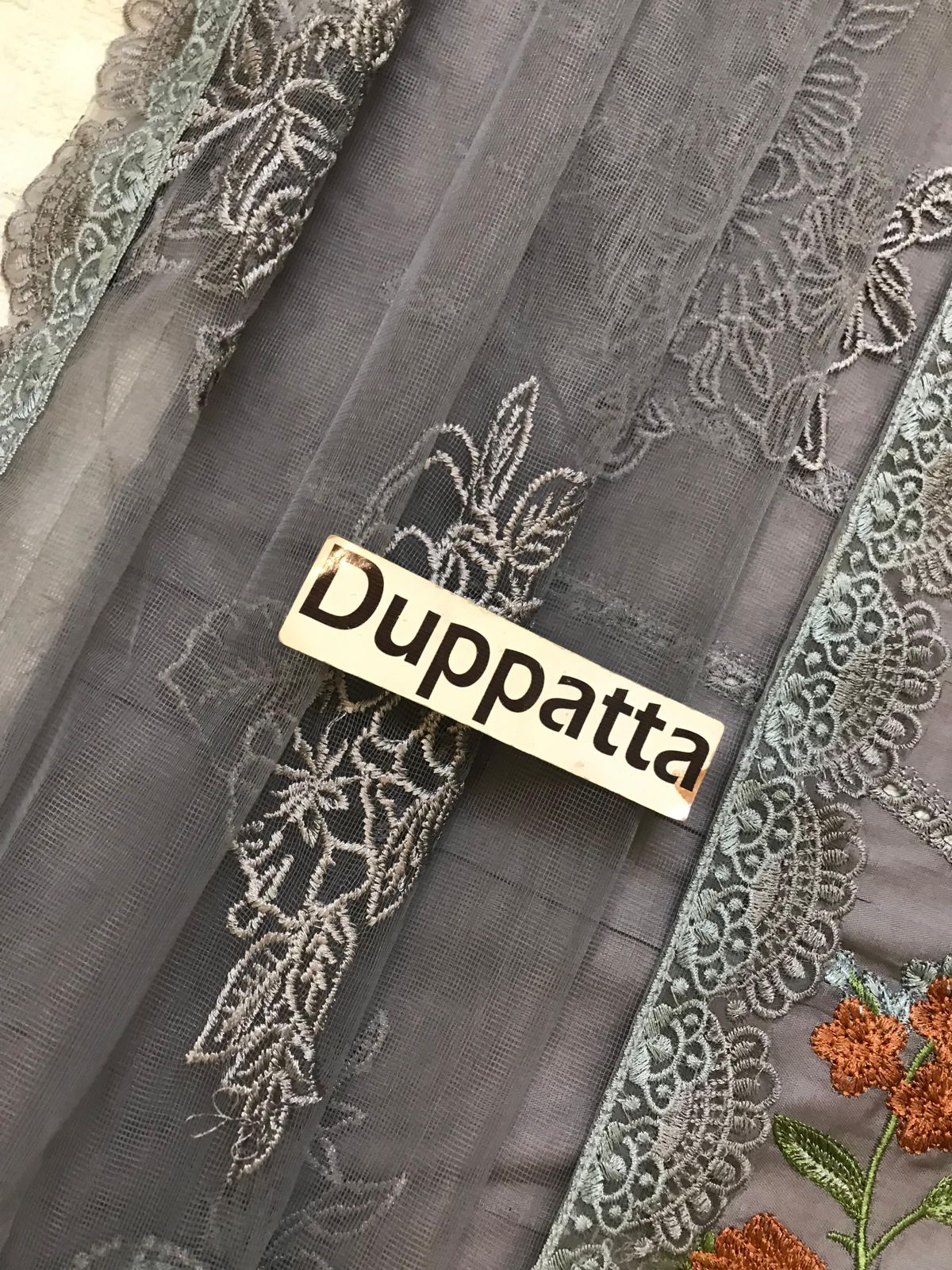 Maria B Luxury Lawn Collection 2025 – Fully Embroidered 3-Piece Suit with Bead Work