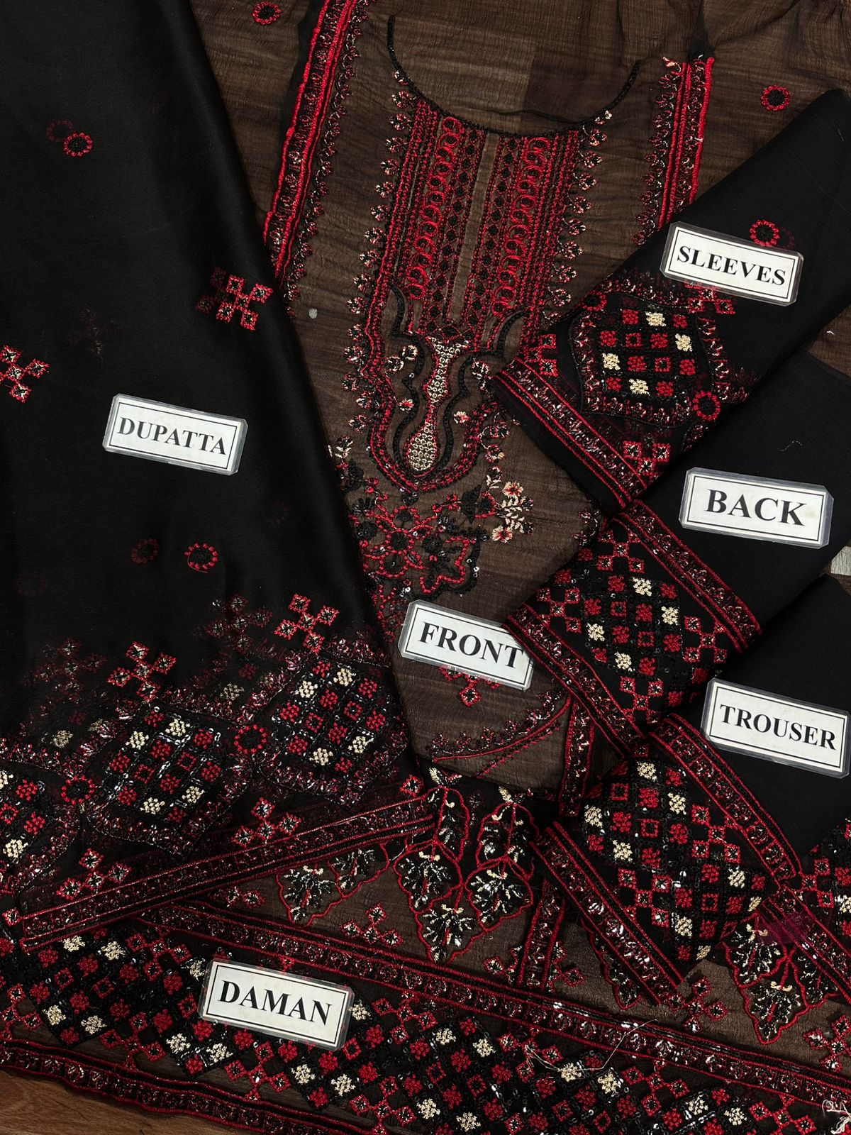 Noorma Kaamal Unstitch Replica: Elegant Chiffon Suit with Malai Trouser