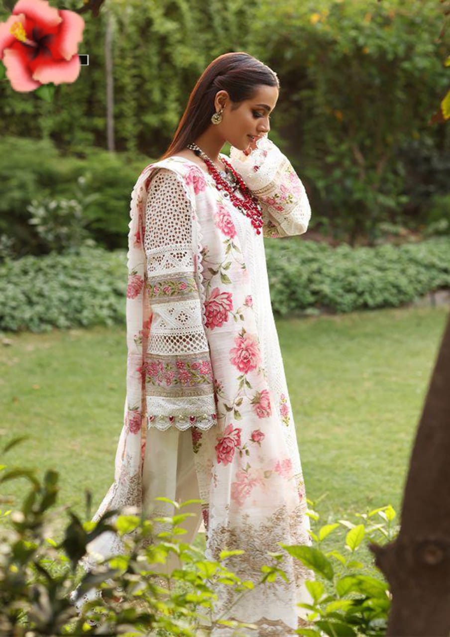 IQRA AZIZ Soft Cotton & Shamoze Silk