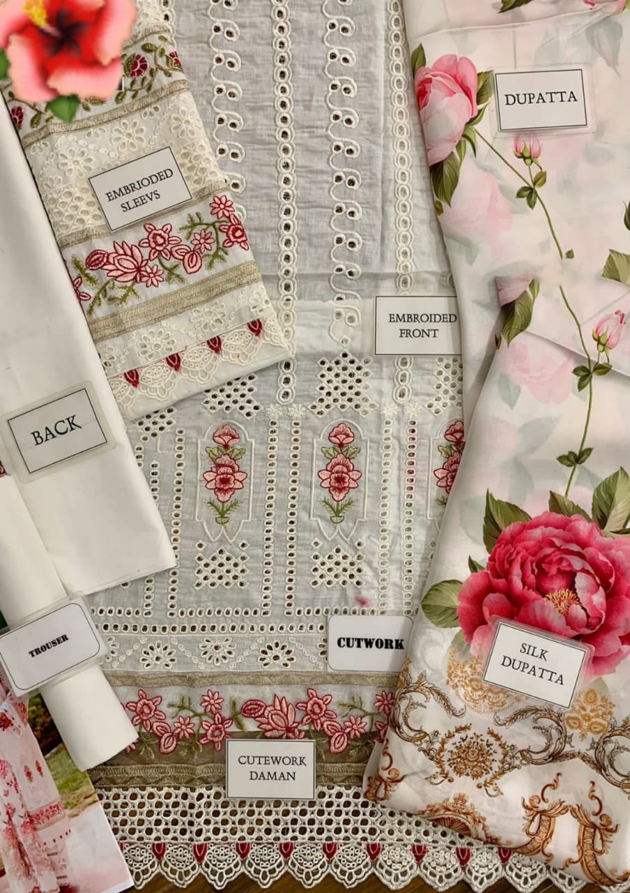 IQRA AZIZ Soft Cotton & Shamoze Silk