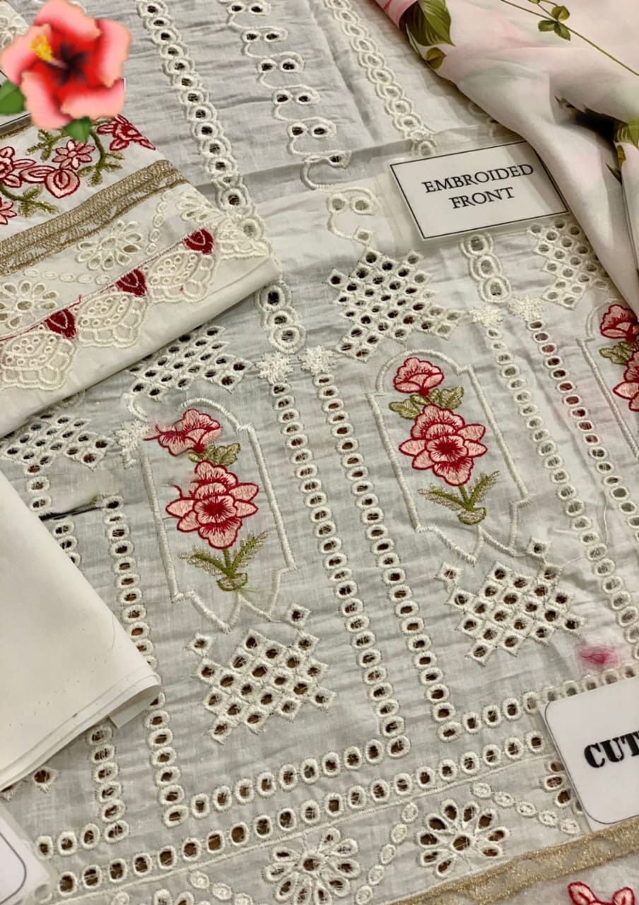 IQRA AZIZ Soft Cotton & Shamoze Silk