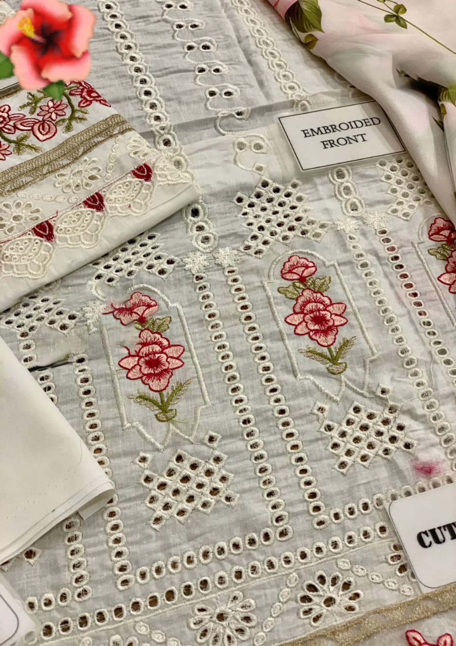 IQRA AZIZ Soft Cotton & Shamoze Silk