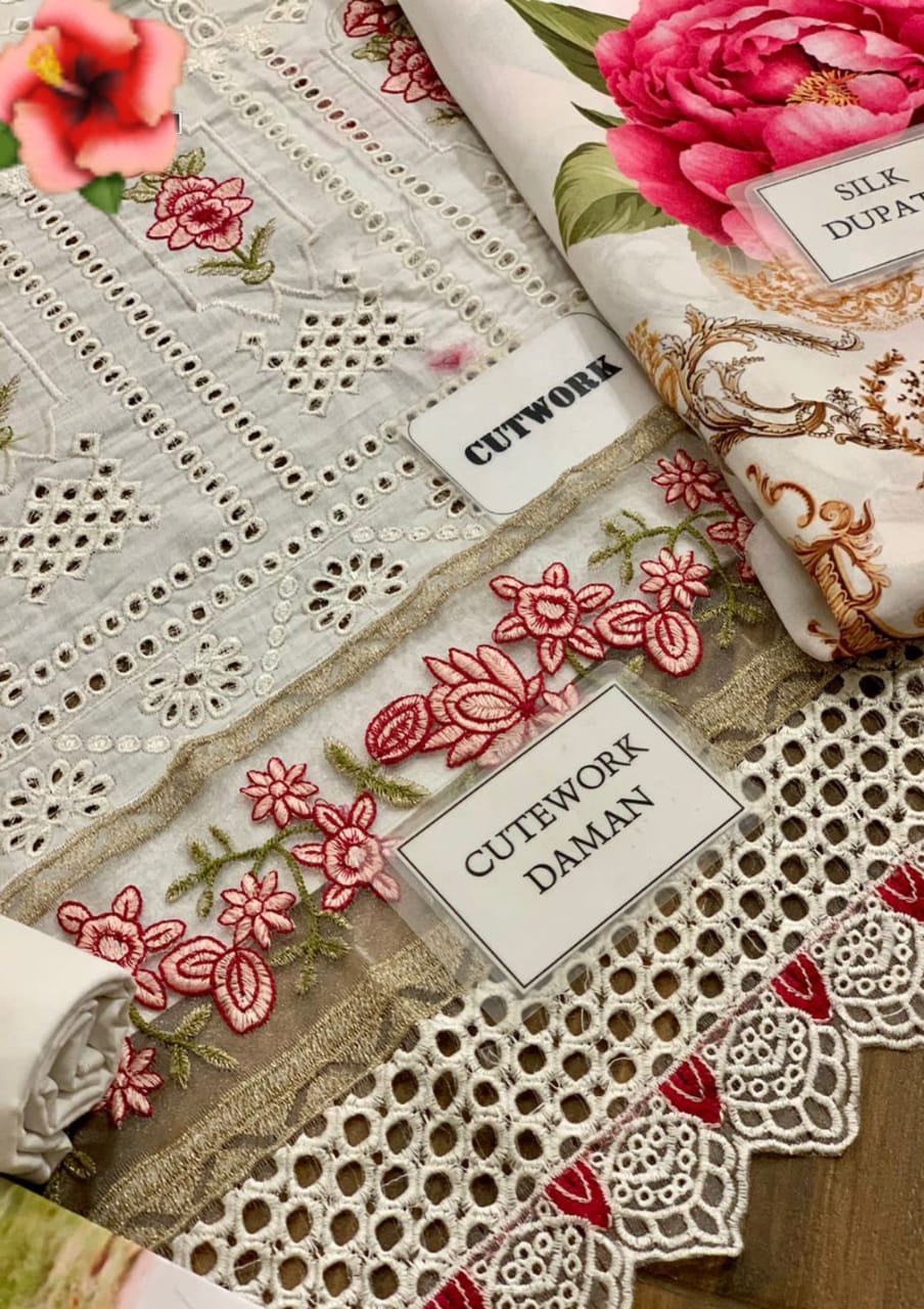 IQRA AZIZ Soft Cotton & Shamoze Silk