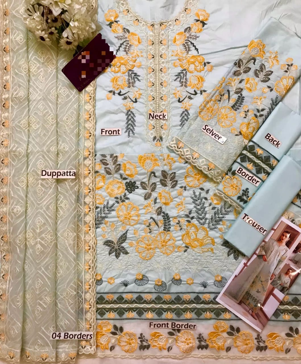 Maryam N Maria β 2K25 Luxury Collection | Premium Embroidered Lawn Suit