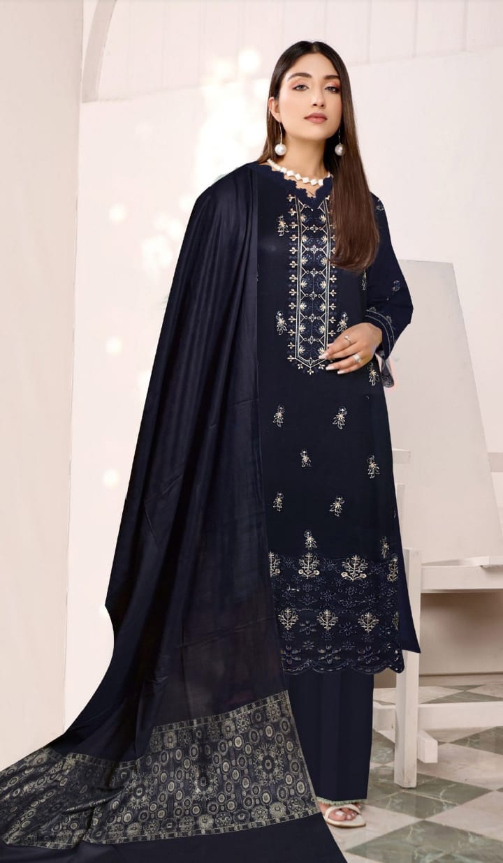 Abiha Embroidered Collection β 3-Piece Elegant Lawn Suit