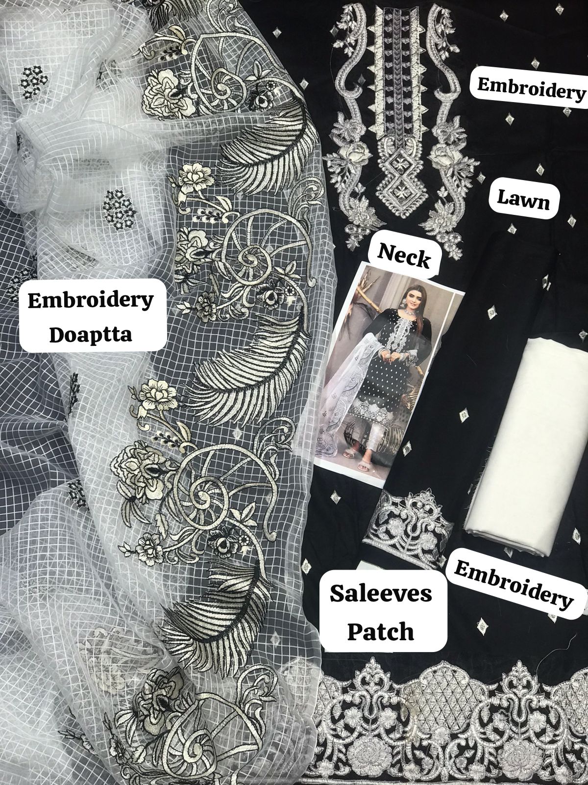 3-Piece Unstitched Tawakkal Luxury Collection