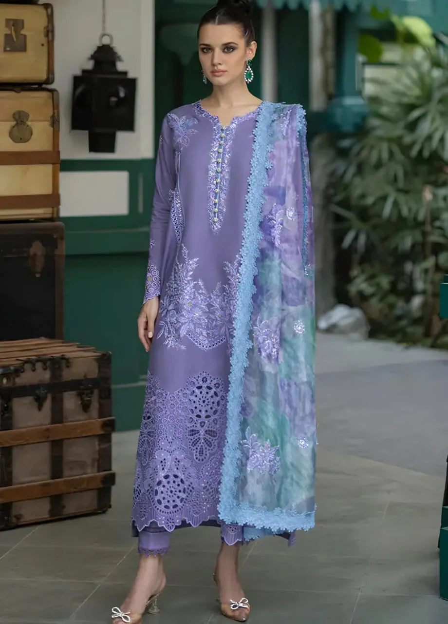 3-Piece unstitched Suit by Mushq Luxury collection
