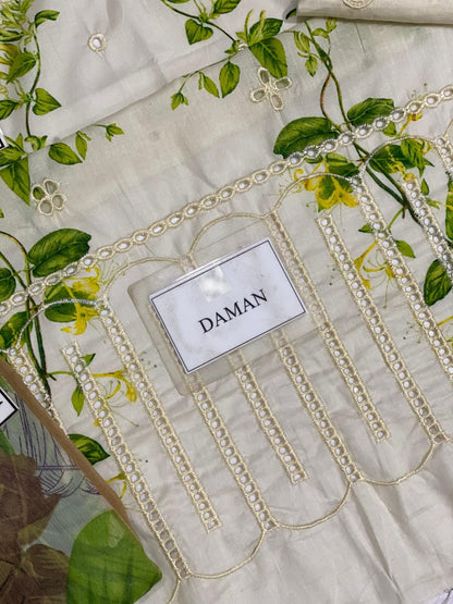 Crimson 2025 Stunning Summer Lawn Collection – 3 Piece Suit with Embroidered Details
