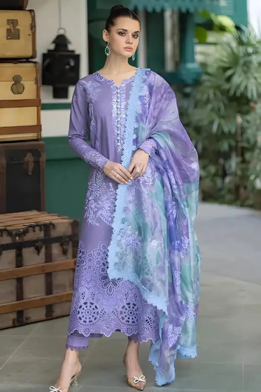 3-Piece unstitched Suit by Mushq Luxury collection